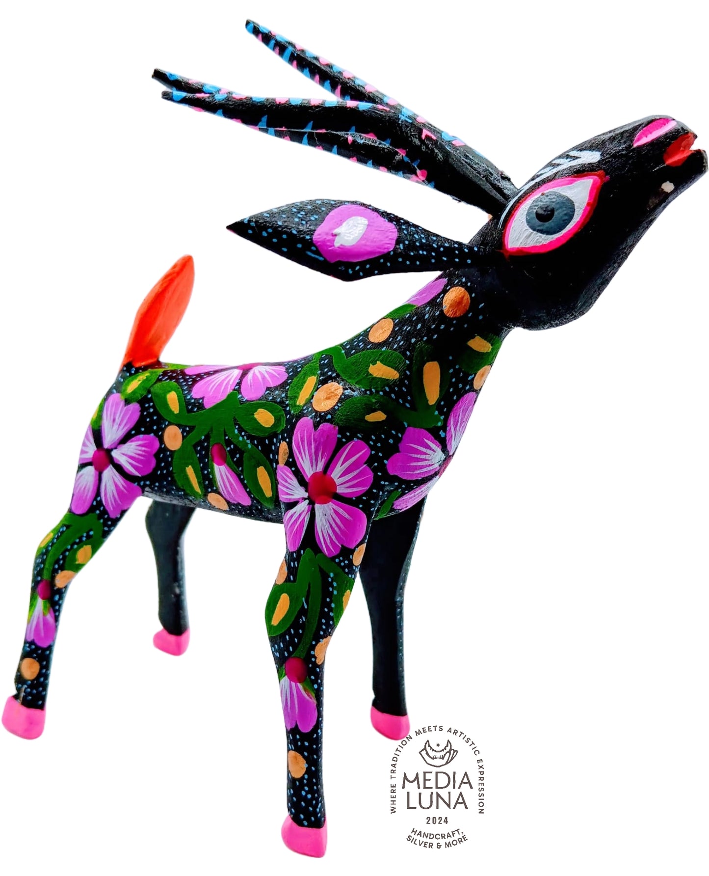 Alebrije Venado Floreado.