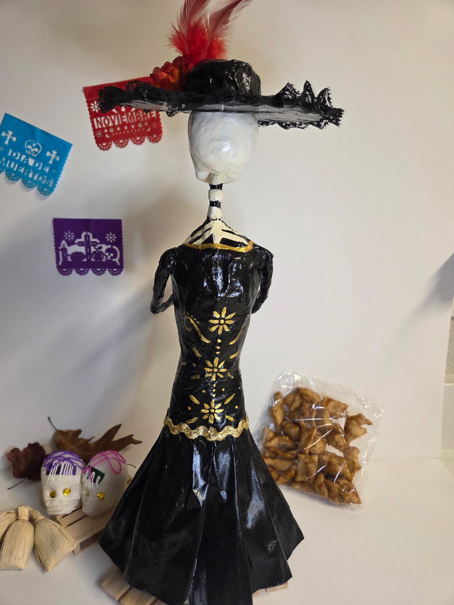 Catrina "La Novia del Mictlán" (Lugar de los Muertos).