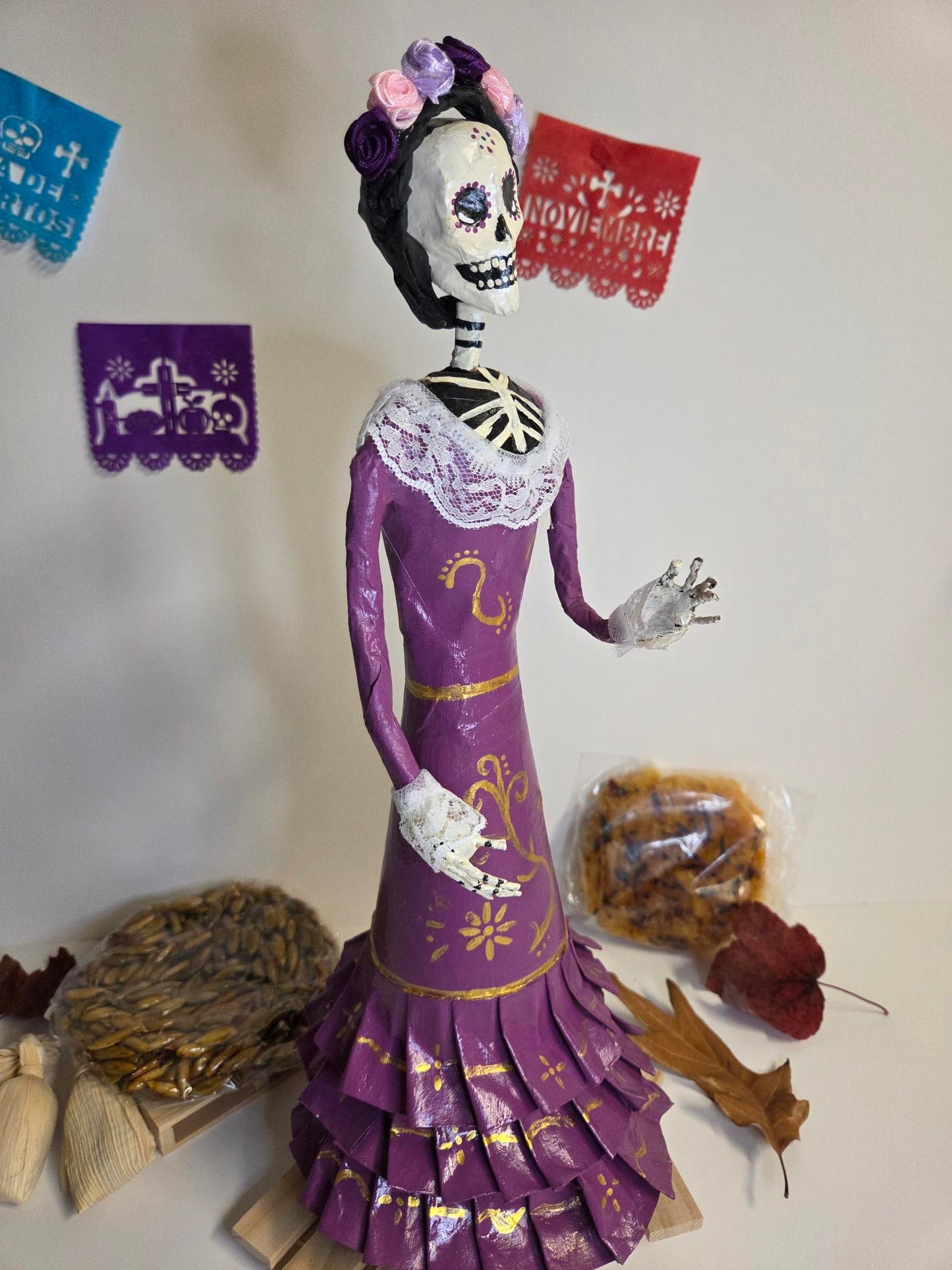 Catrina Lila "Flor del Alma"