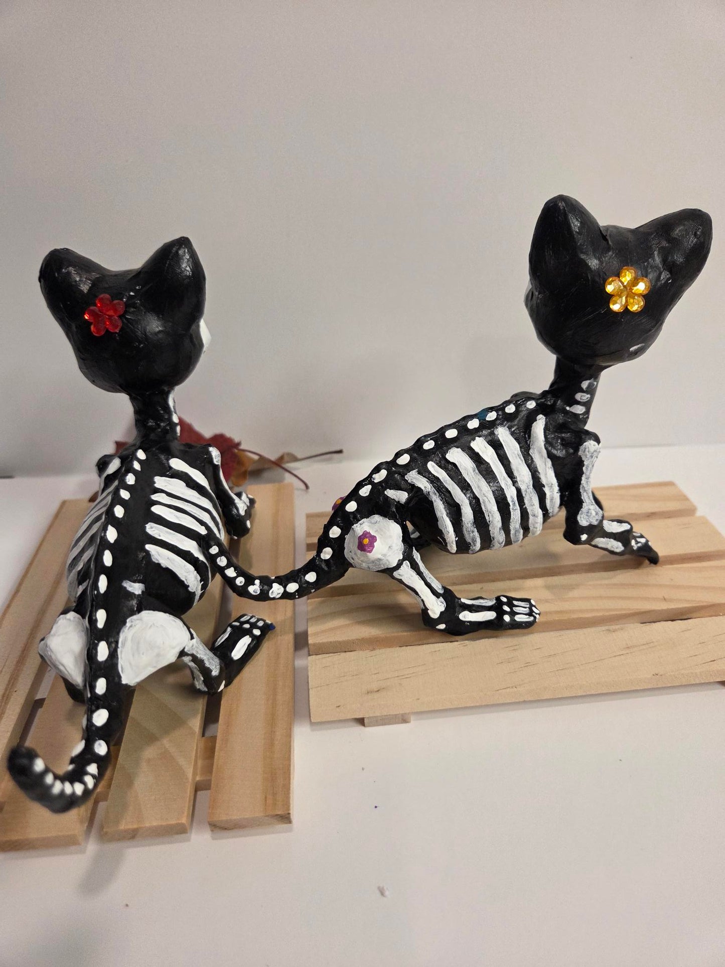 Calaveras de Gatos "Micho y Fifï".