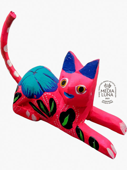 Gato Estilizado Alebrije.