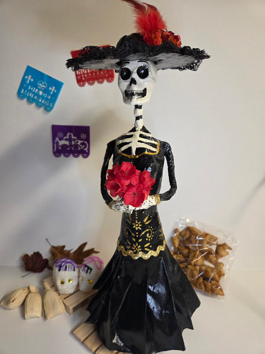Catrina "La Novia del Mictlán" (Lugar de los Muertos).