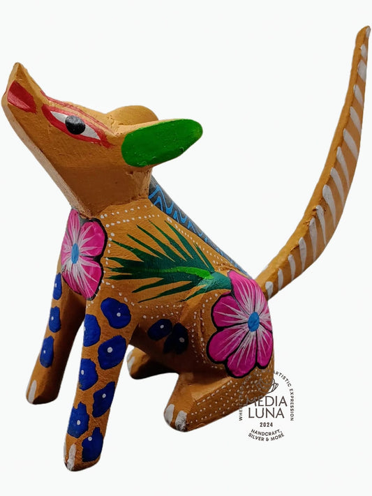 Alebrije Cerdito Mostaza.
