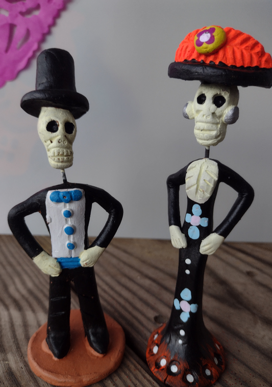 Catrines, pareja de novios.