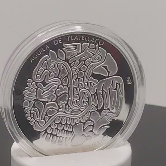 Moneda Coyolxauhqui de Plata .999