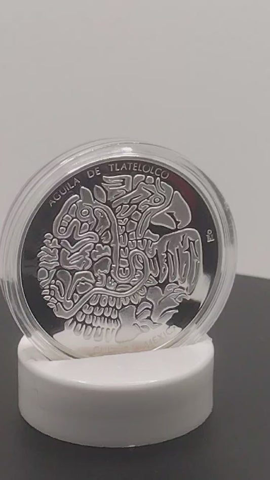 Moneda Coyolxauhqui de Plata .999