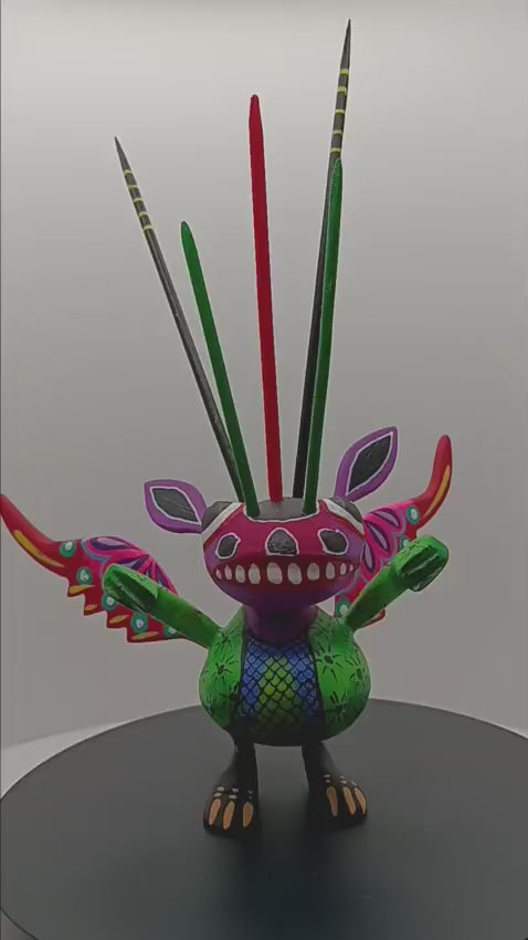 Alebrije Monstruo Verde.